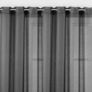 Smarties Black Soft Sheer Curtain 3