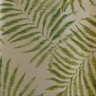 Palm Tree Leaves Green Print Floral Curtain