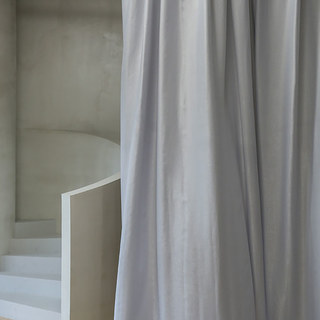 Satiny Touch Ash Gray Sheer Curtain 3