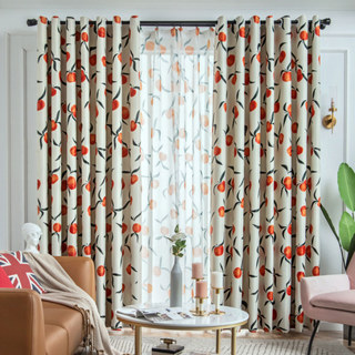 The Happiest Color Orange Blackout Curtain 5