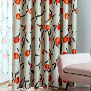 The Happiest Color Orange Blackout Curtain 4