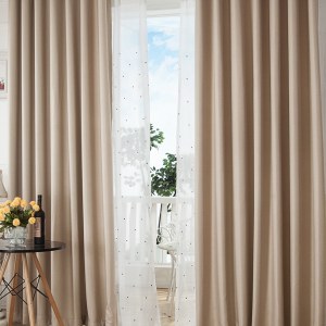 Royale Cream Linen Style Curtain 3