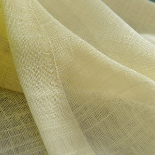 A Touch of Sunshine Lemon Yellow Semi Heavy Net Curtain 7