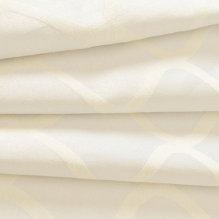 Wave Some Magic Jacquard Ivory Curtain 6