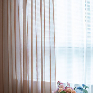 Luxe Coffee Sheer Curtain 3