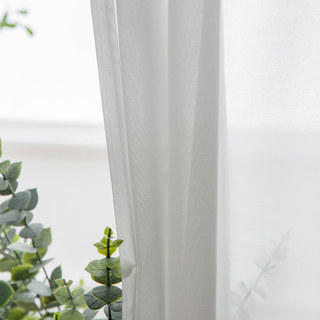 Soft Breeze Coconut White Sheer Curtain - The Essence Of Nature Design 12