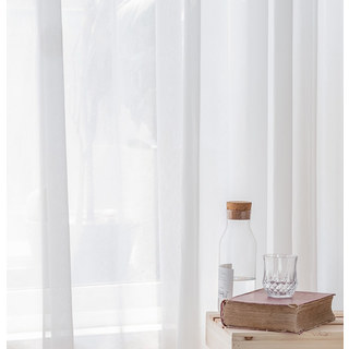 Soft Breeze Coconut White Sheer Curtain - The Essence Of Nature Design 7