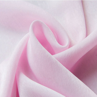 Silk Road Candyfloss Pink Textured Chiffon Sheer Curtain 5