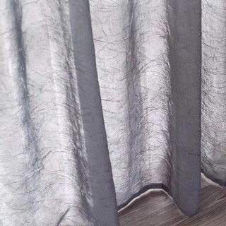 Candy Crushed Voile Sheer Curtain Dark Grey Colour 3