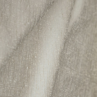 Metallic Fantasy Subtle Textured Striped Sparkling Shimmering Champagne Silver Curtain