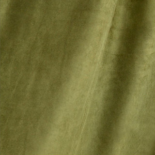 Velvety Faux Suede Sage Olive Green Curtain 7