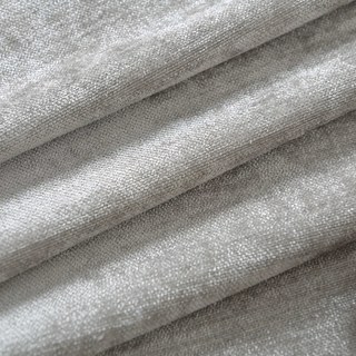 Luxury Silver Grey Colour Chenille Curtain