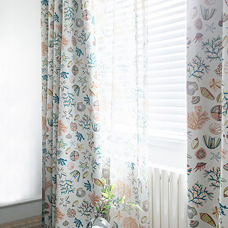 Seaside Spirit Multi Coloured Nautical Curtains 4