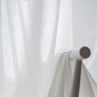 Soft Breeze Coconut White Sheer Curtain - The Essence Of Nature Design 10