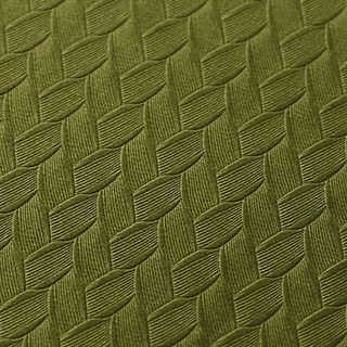 Scandinavian Basketweave Olive Green Velvet Blackout Curtains 8