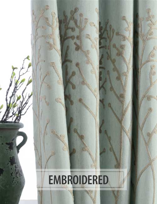 Embroidered Curtain