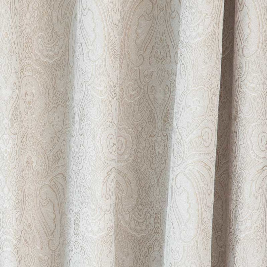 New Classics Luxury Damask Jacquard Cream Curtain