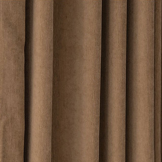 Exquisite Matte Luxury Brown Chenille Curtain 2