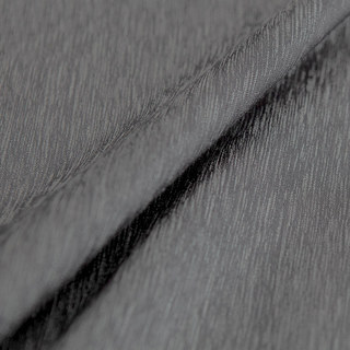Silk Waterfall Subtle Textured Striped Shimmering Charcoal Black Curtain 4