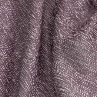 Silk Waterfall Subtle Textured Striped Shimmering Dusky Purple Curtain 3