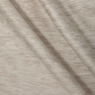 Silk Waterfall Subtle Textured Striped Shimmering Ivory Off White Curtain 2