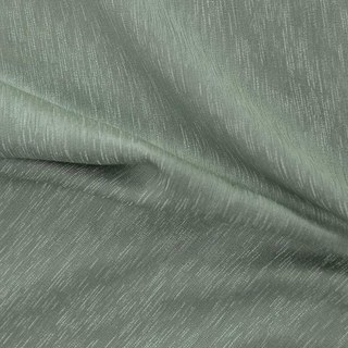 Silk Waterfall Subtle Textured Striped Shimmering Light Sage Green Curtain 3