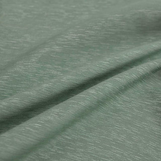 Silk Waterfall Subtle Textured Striped Shimmering Light Sage Green Curtain 5