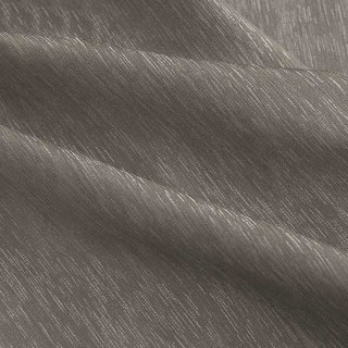 Silk Waterfall Subtle Textured Striped Shimmering Taupe Grey Curtain