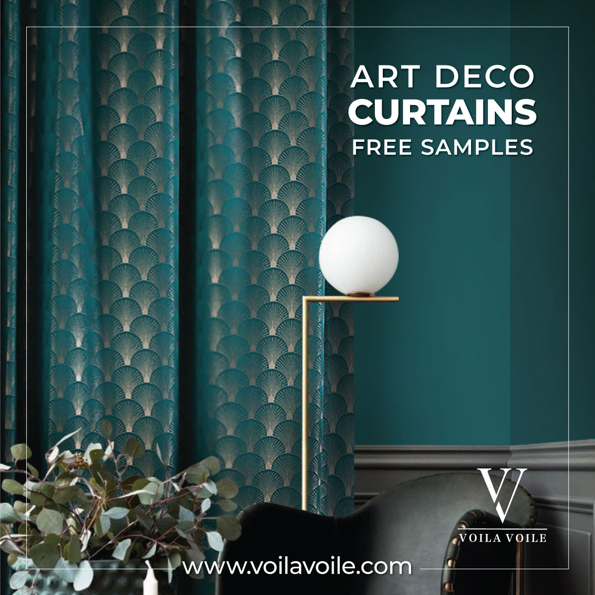 Accentuate room presence with made to measure curtains