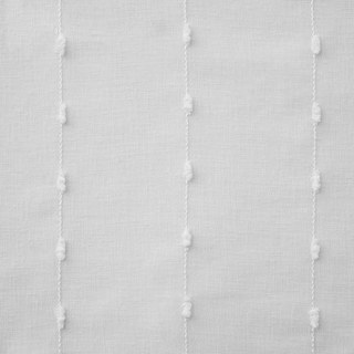 Craft Feel Textured White Dot Striped Sheer Curtain 9