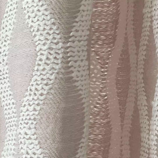 Enchanted Ogee Shimmering Geometric Light Grey Taupe Curtains 5