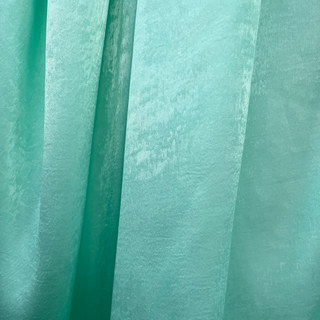 Satiny Touch Turquoise Green Voile Curtain 5