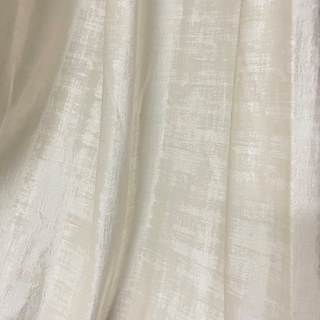 Premium Textured Cream Off White Velvet Curtain 3