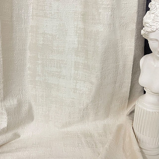 Premium Textured Cream Off White Velvet Curtain 2