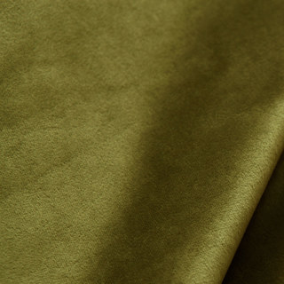 Fine Olive Green Velvet Curtain 3