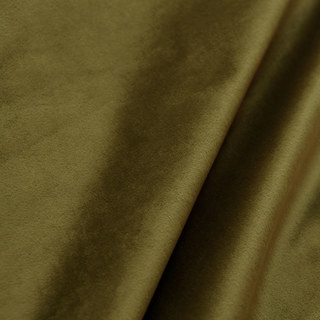 Fine Olive Green Velvet Curtain 2