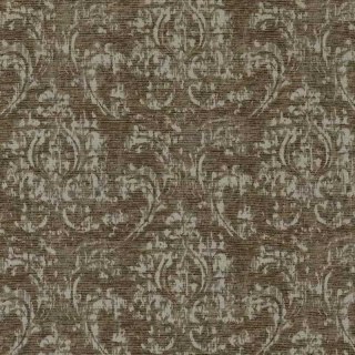De Luxe Jacquard Golden Brown Damask Curtain 3