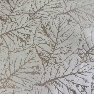 Nature's Imprint Luxury Jacquard Champagne Gold Foliage Curtains 6