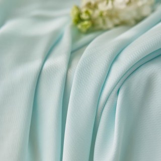Avila Waterproof Textured Light Blue Outdoor Voile Curtain 3