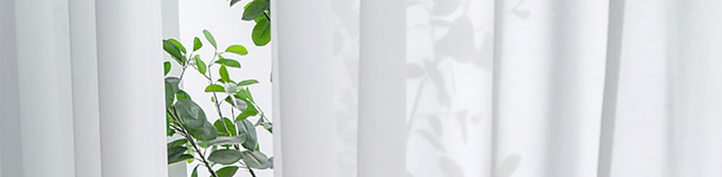 White/Ivory Sheer Curtain