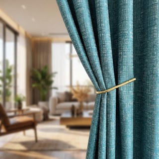 Lattice Sketch Abstract Grid Teal Curtains 2