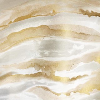 Marble Luxury Jacquard Cream & Gold Curtain 3