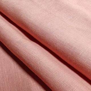 Wabi Sabi Pure Flax Linen Dusky Pink Sheer Curtain 6