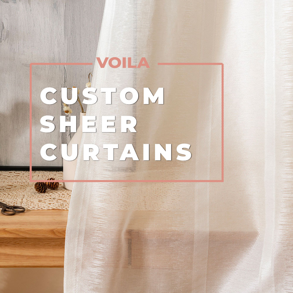 made to measure sheer and voile curtains