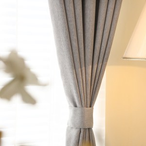 Gainsborough Light Gray Linen Style Curtain 4