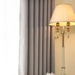 Gainsborough Light Gray Linen Style Curtain 5