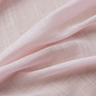 A Touch of Sunshine Pink Sheer Curtain 7