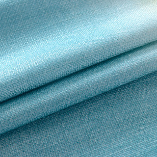 Sea Breeze Cocktail Sea Blue and Coconut White Ombre Striped Curtain 4