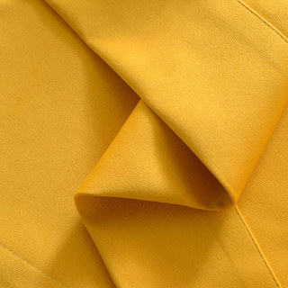 Superthick Lemon Yellow Blackout Curtain Drapes 11
