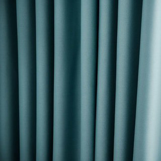 Superthick Turquoise Green Blackout Curtain Drapes 5
